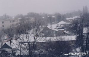 Winter in Bishkek, Kyrgyzstan