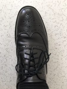 Goodyear welted wingtips from Zee's Leatherware