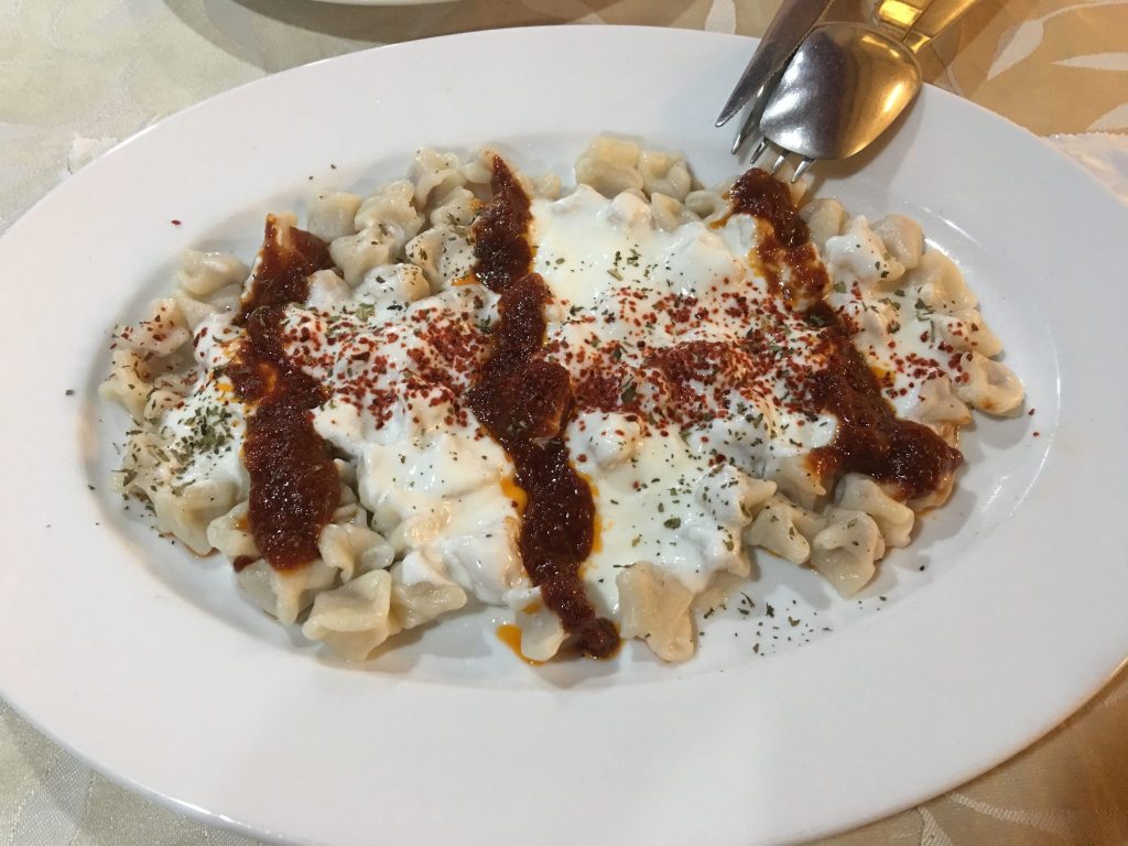 Manty at Berru Turkish Restaurant