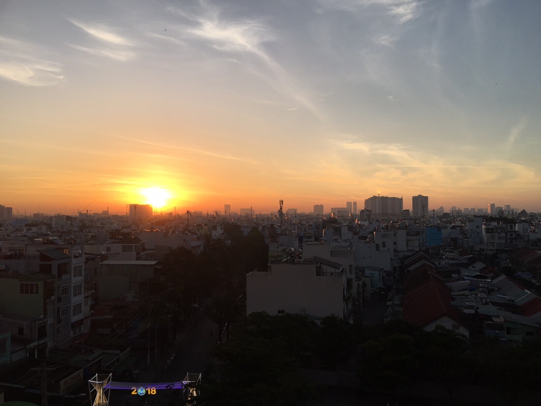 Sunrise in Saigon 