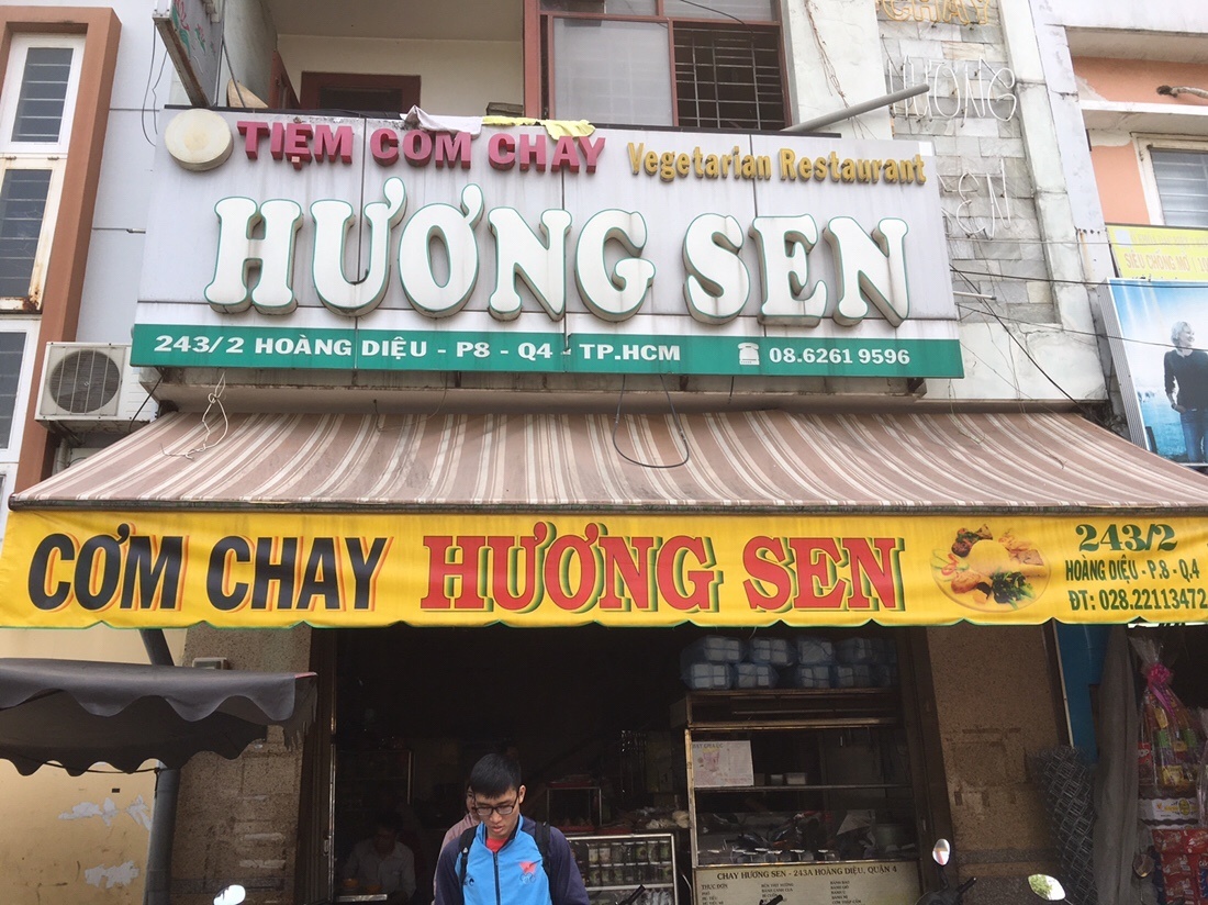 Com Chay Huong Sen Vegetarian Restaurant in Saigon 