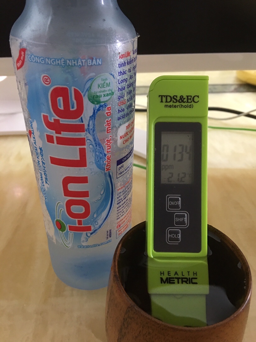i-on Life bottled water test