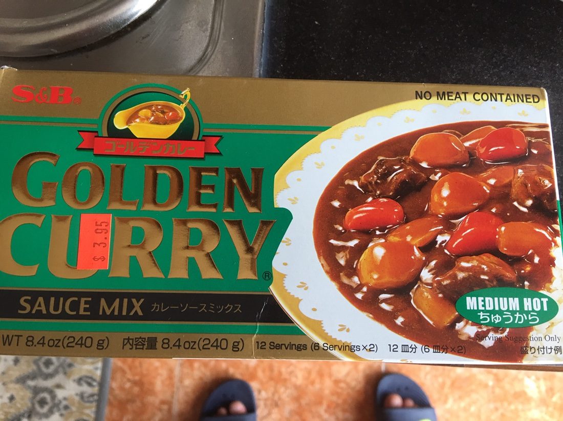 Japanese Golden curry block with no meat