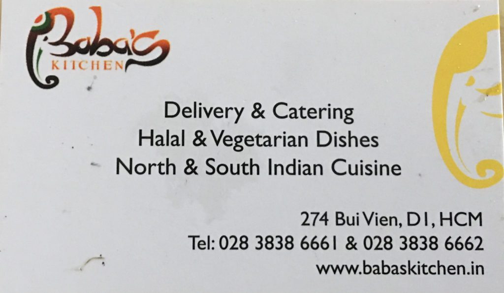 Baba's Kitchen new address