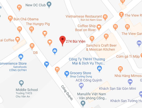 New Baba's Kitchen location in District 1 (July, 2018)