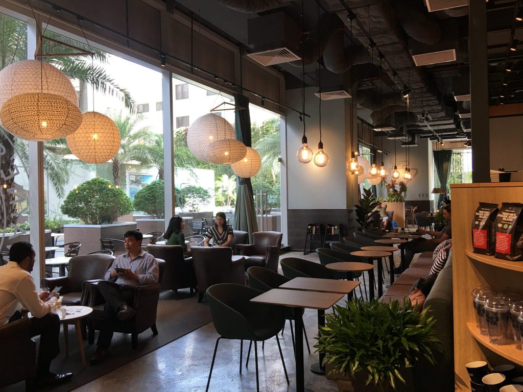 Lots of tables to work - Wayne's Coffee Saigon