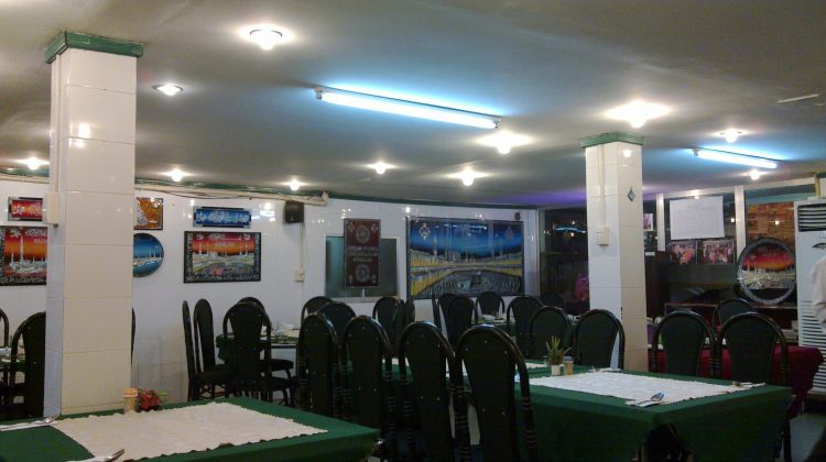 Muslim Interior of Kedai Shamsudin halal restaurant