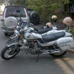 Traffic police motorcycle in Saigon, Vietnam