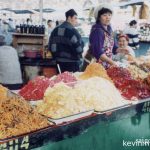 Korean Salads at the Osh Bazaar - Bishkek, Kyrgyzstan