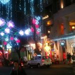Tet lights in Saigon's District 1
