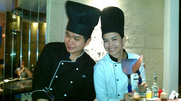 Our chef and his assistant