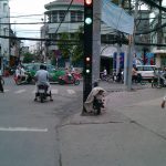 Go, No Go, Traffic light in Saigon, Vietnam