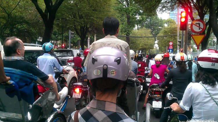 Crazy Traffic Jams in Saigon