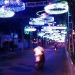 Tet lights in Saigon