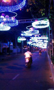Tet lights in Saigon