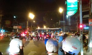 Tet holiday traffic - Saigon