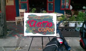 Tiamo Coffee Sign