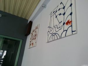 Paintings at Ru Pho Bar