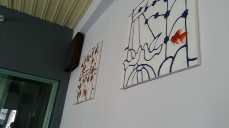 Paintings at Ru Pho Bar