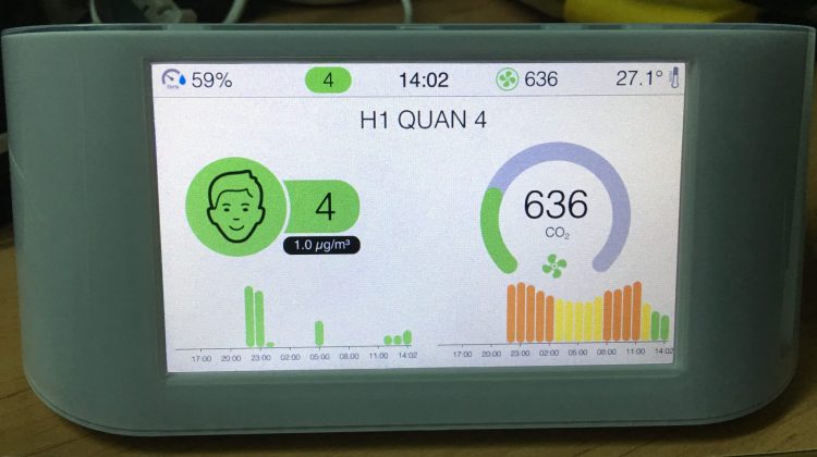 AirVisual Node with July 15, 2017, AQI reading in Saigon, Vietnam.