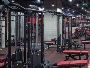 Lifting platform at the UFC Gym in Saigon