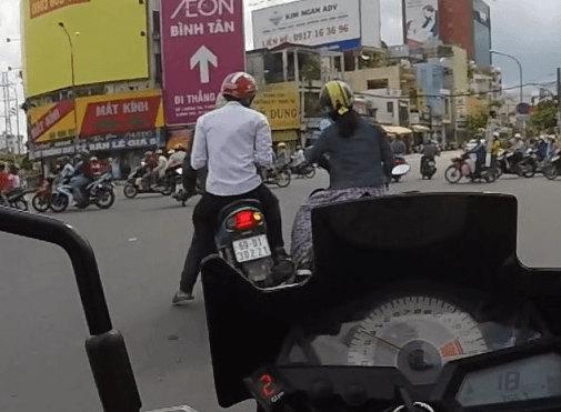 Motorbike Accident in District 6 of Saigon