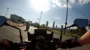 Heading to the Thu Thiem Tunnel in District 2