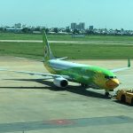 Pushing back Air Nok 737 at Tan Son Nhat Airport (Saigon)