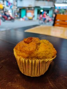 Banana walnut muffin - Filthy Vegan, Saigon